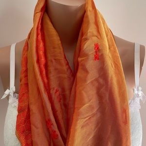 🍊 Lovely orange yellow sarong scarf